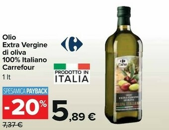 Carrefour Olio extravergine di oliva offerta