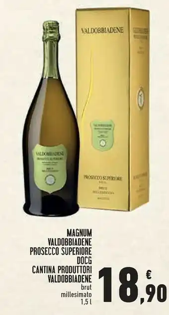 Conad Margherita Magnum valdobbiadene prosecco superiore docg offerta