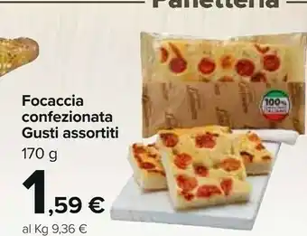 Carrefour Market Focaccia 170 g offerta