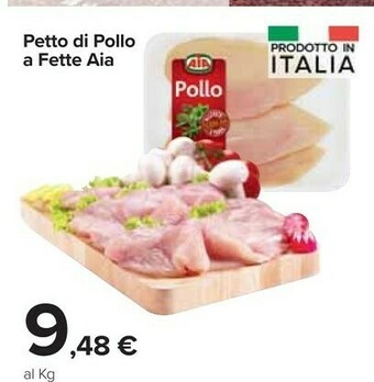 Carrefour Market Petto di pollo a fette offerta