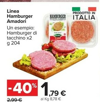 Carrefour Market Hamburger di tacchino offerta