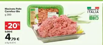 Carrefour Market Carrefour macinato pollo bio offerta