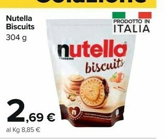 Carrefour Market Ferrero - nutella biscuits 304 g(ml) offerta