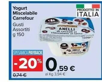 Carrefour Market Yogurt miscelabile offerta