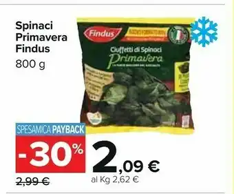 Carrefour Market Ciuffetti di spinaci primavera offerta