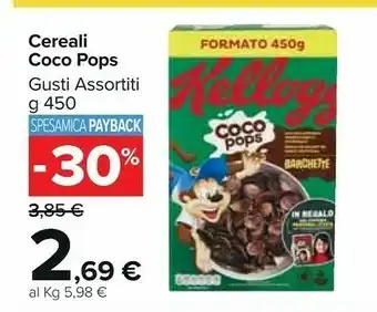 Carrefour Market Kellogg's - coco pops 450 g(ml) offerta