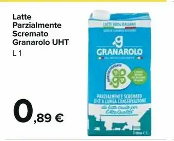 Carrefour Market Latte parzialmente scremato uht l 1 offerta