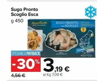Carrefour Market Esca - pronto scoglio al pomodoro i condipresto 450 g(ml) offerta