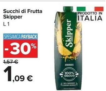 Carrefour Market Succhi di frutta skipper offerta