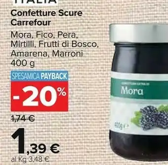 Carrefour Market Confetture scure mora offerta