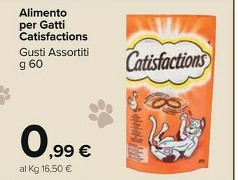 Carrefour Market Catisfactions alimento per gatti offerta