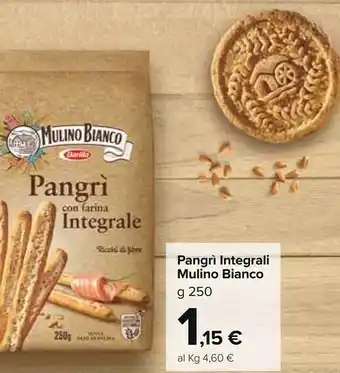 Carrefour Market Pangrì con farina integrale 250 g(ml) offerta