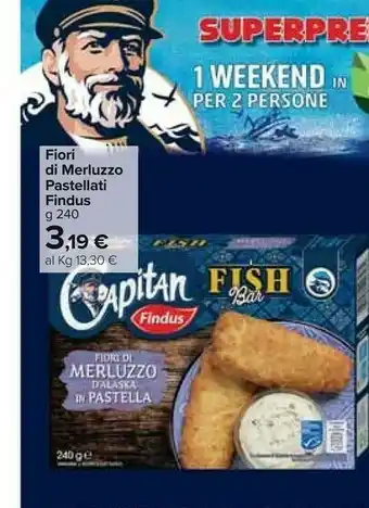 Carrefour Market Fiori di merluzzo pastellati 240 g offerta