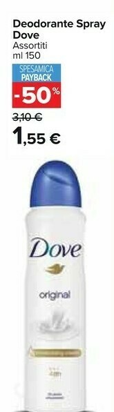 Carrefour Market Deodorante spray offerta