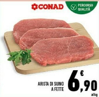 Conad City Conad - arista di suino a fette offerta
