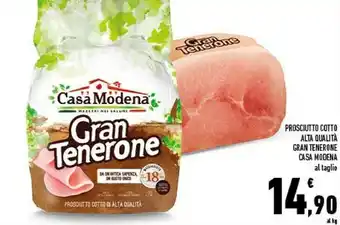 Conad City Prosciutto cotto alta qualità gran tenerone offerta