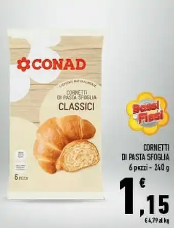 Conad City Conad - cornetti di pasta sfoglia 240 g(ml) offerta