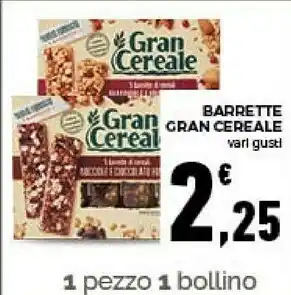 Conad City Barrette gran cereale offerta