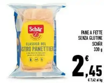 Conad Pane a fette senza glutine 330 g offerta
