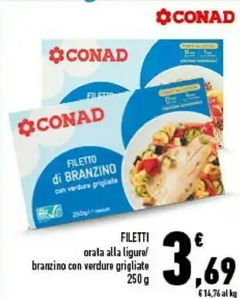 Conad Filetti orata alla ligure offerta