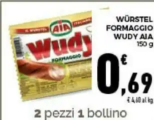 Conad Wudy formaggio 150 g(ml) offerta