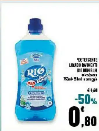 Conad Superstore Rio bum bum detergente liquido pavimenti offerta