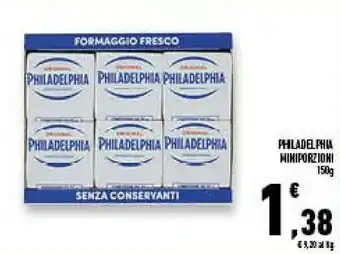 Conad Superstore Phliadelphia formaggio fresco offerta