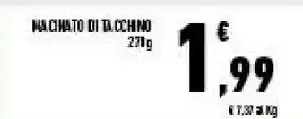 Conad Superstore Macinato di tacchino offerta