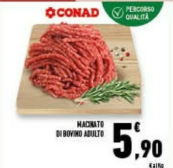 Conad Superstore Macinato di bovino adulto offerta