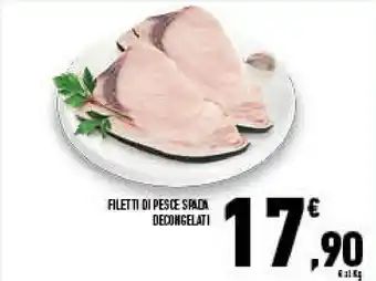 Conad Superstore Filetti di pesce spada decongelati offerta