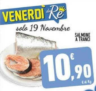 Salmone a tranci