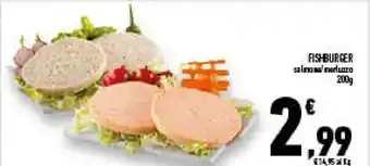 Conad Superstore Fishburger salmone/ merluzzo offerta