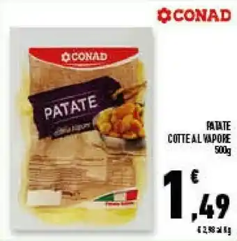 Conad Superstore Patate cotte al vapore offerta