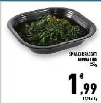 Conad Superstore Spinaci ripassati offerta