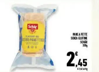 Conad Superstore Pane a fette senza glutine offerta