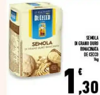 Conad Superstore Semola di grano duro rimacinata 1000 g(ml) offerta