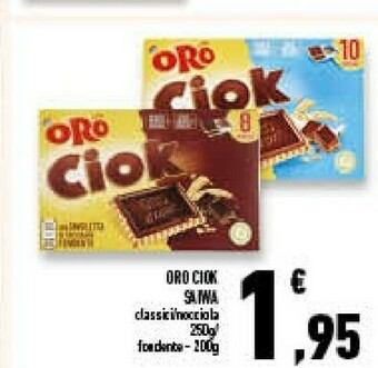 Conad Superstore Oro ciok con tavoletta di cioccolato al latte 250 g(ml) offerta