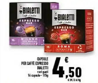 Conad Superstore Capsule espresso milano offerta