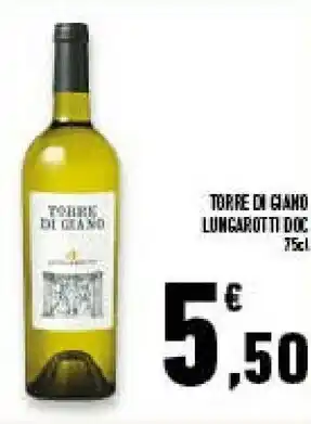 Conad Superstore Torre di giano 2019 vino 0,75 l bianco secco offerta