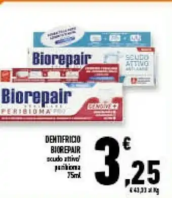 Conad Superstore Biorepair dentifricio scudo attivo offerta