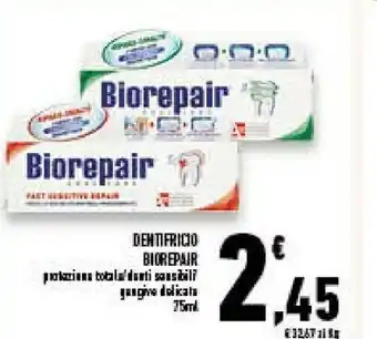 Conad Superstore Biorepair dentifricio protezione totale/ gengive delicata offerta