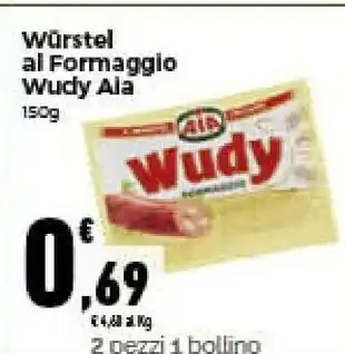 Conad Superstore Wudy formaggio 150 g(ml) offerta
