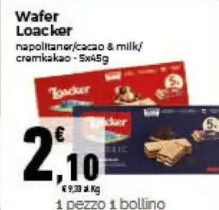Conad Superstore Wafer vaniglia offerta