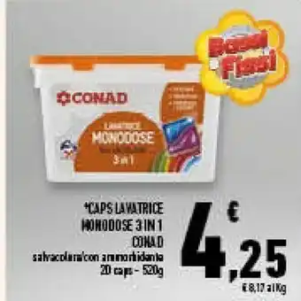 Conad Superstore Caps lavatrice 3 in 1 offerta