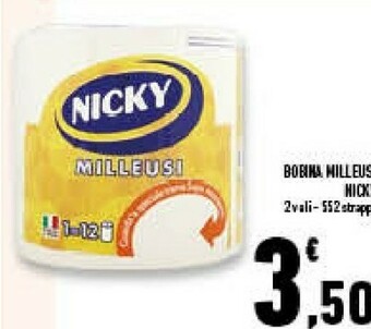 Conad Superstore Nicky bobina milleusi offerta