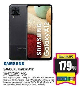 Wellcome Galaxy a12 offerta