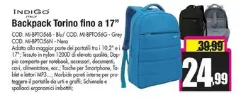Torino backpack fino a 17''