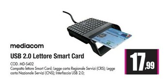 Wellcome Usb 2.0 lettore smart card offerta