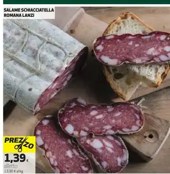 Salame schiacciatella romana