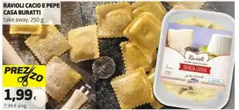 Ravioli cacio e pepe casa